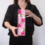 Paket z rožami, milo - Roza - slika 3